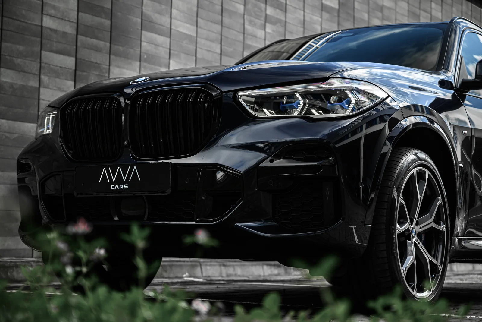 BMW X5 Family Edition — фары и решётка радиатора